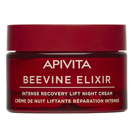 Apivita Beevine Elixir Night Cream, Cremă de noapte pentru fermitate, 50 ml