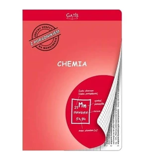 Cuaderno de química A5 con guía, cuadrícula, 60 hojas