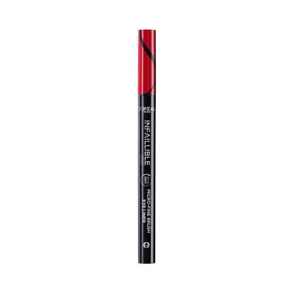 L'Oreal Paris Infaillible 36h wasserfester Eyeliner Stift 01 Obsidian Schwarz, 0,4g
