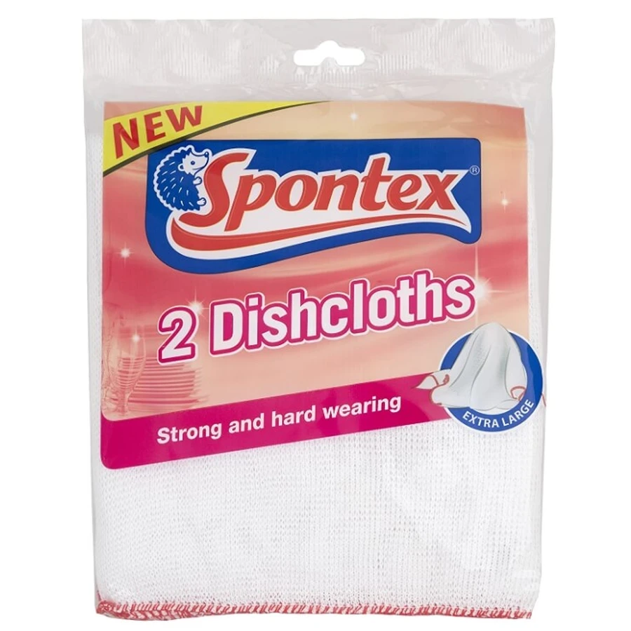 Spontex, 2 paños de cocina, paños de cocina, 2 piezas