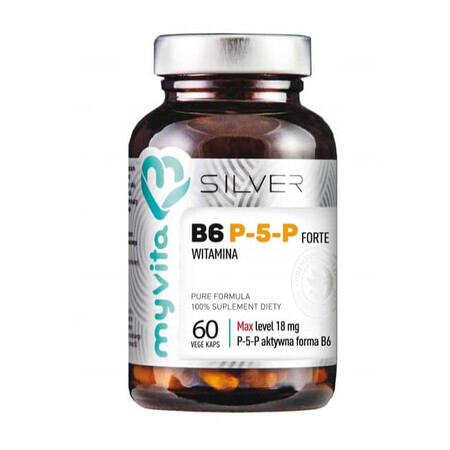 MyVita Silber, Vitamin B6 P-5-P Forte, 60 Kapseln