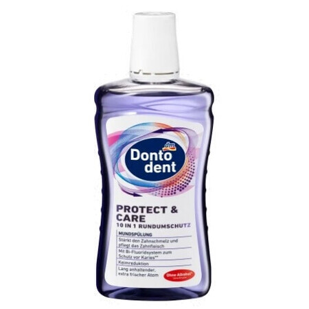 Dontodent, Enjuague bucal, Protect amp; Care 10w1, 500ml