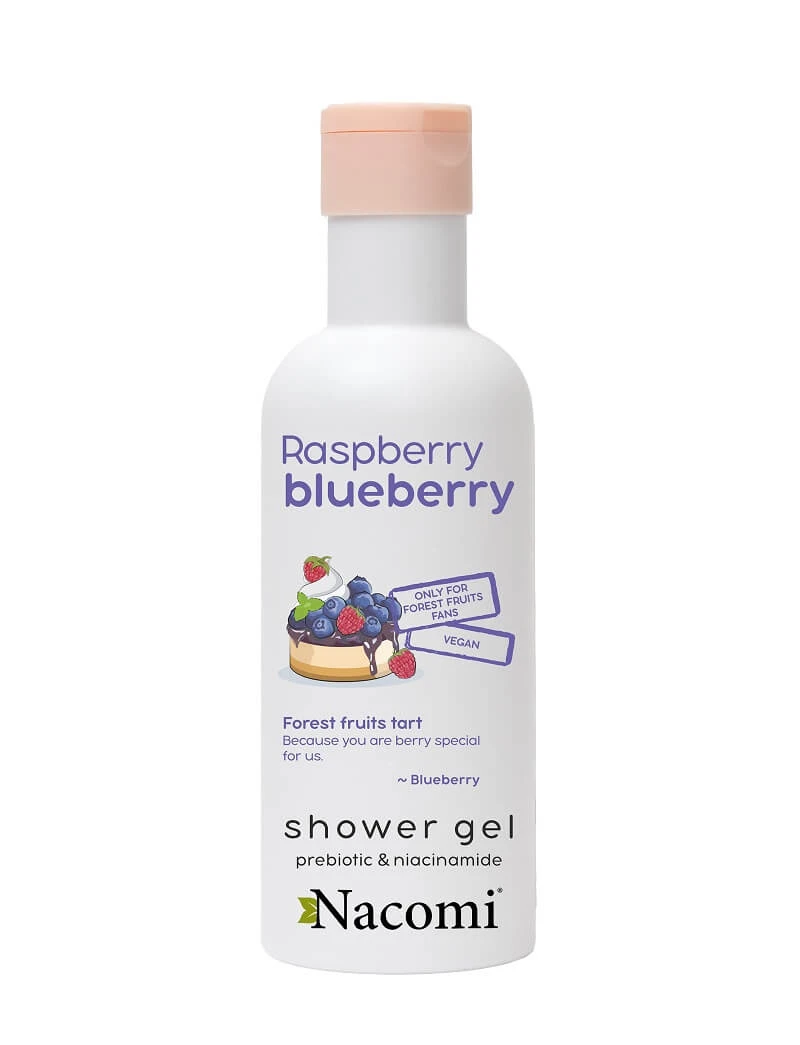 Nacomi Duschgel mit Cranberry und Himbeere, 300ml