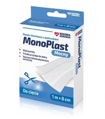 MonoPlast Strong, Stoffschneidepflaster, 1m x 8cm