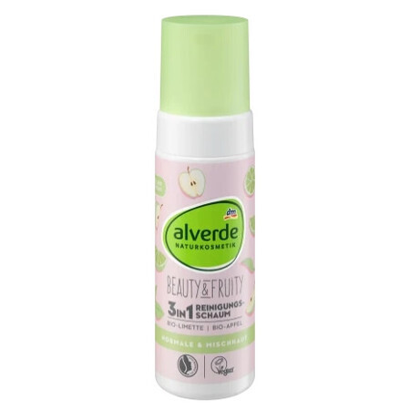 Alverde, Beauty amp;Fruity, Face Wash Schuimende gezichtsreiniger, 150 ml