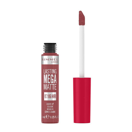 Rimmel Rouge à lèvres Lasting Mega Matte 210 Rose amp ; Shine, 7.4ml