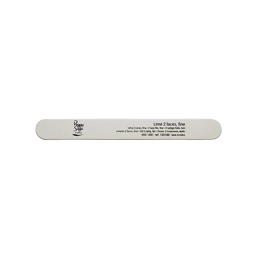 Peggy Sage Straight Nail File 400/400 white, 1 pc