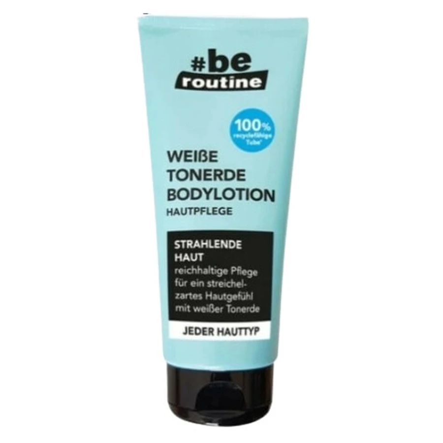 #be routine, Loțiune de corp cu argilă albă, 200ml