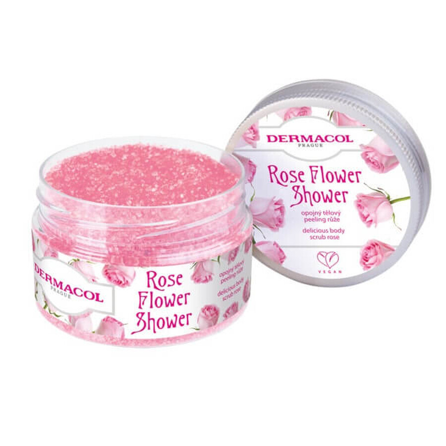 Dermacol Rose Body Scrub, 200g