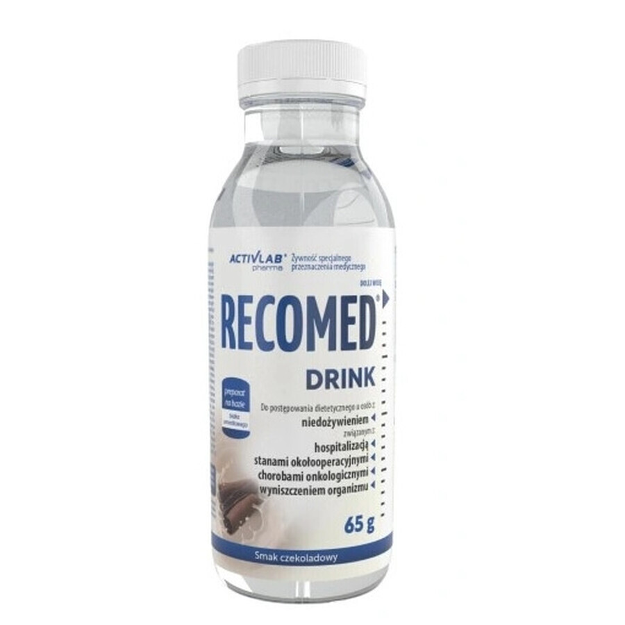 Recomed ActivLab Pharma Drink aromă de ciocolată, 65 g