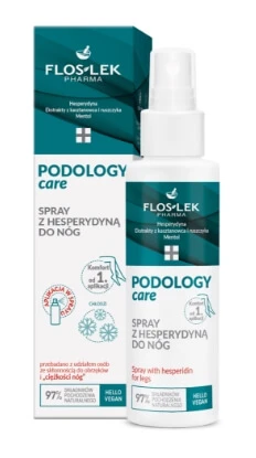 Flos-Lek Pharma Podologie Pflege Fußspray mit Hesperidin, 100 ml