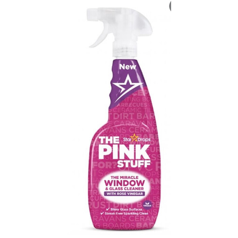 Stardrops, The Pink Stuff Glass Rose, Glasreinigungsspray, 750ml