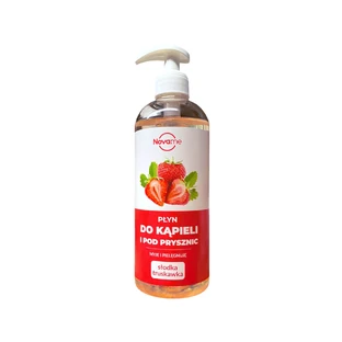Novame, Bade- und Duschlotion, Sodka-Erdbeere, 500 ml