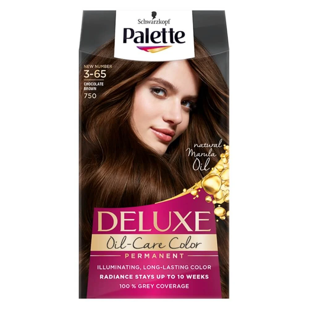 Palette Deluxe Öl-Pflege-Farbpalette Farbe mit Mikro-Öl 750 (3-65) Chocolate Brz