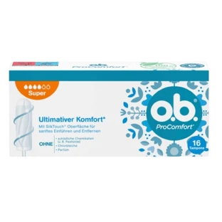 O.B. ProComfort, Super, tampoane sanitare, 16 buc