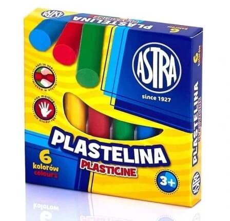 Astra, Knetmasse 6 Farben