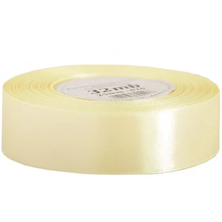 Wstążka satynowa kremowa, 25mm/32mb
