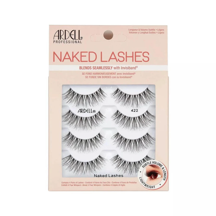 Ardell Naked Lashes Multipack Gene artificiale pe o bandă 422 negru