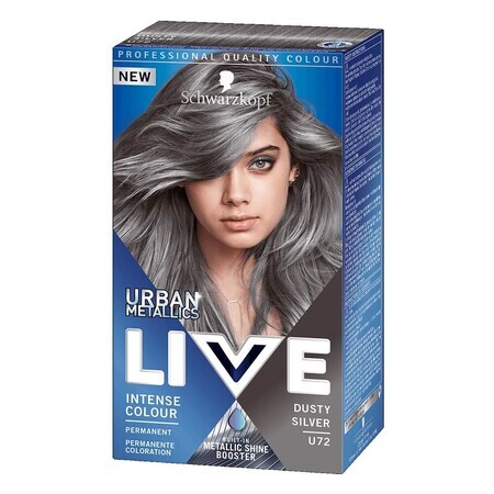 Schwarzkopf Live Urban Cera metalizada U72 Dusty Silver