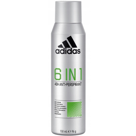 Adidas Men Antitranspirant 6in1, 150 ml