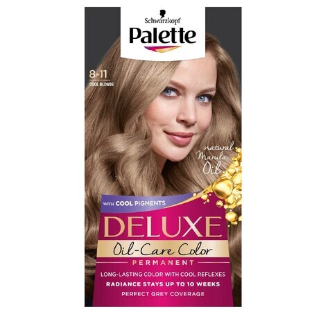 Palette Deluxe Oil-Care Colour Colour Oil-Care Wax Colour avec micro-huile 8-11 Cool Blonde