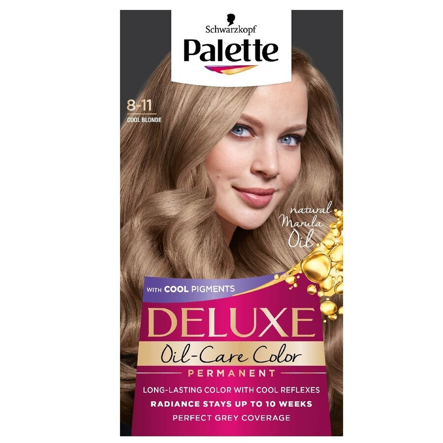 Palette Deluxe Oil-Care Colour Colour Oil-Care Wax Colour avec micro-huile 8-11 Cool Blonde