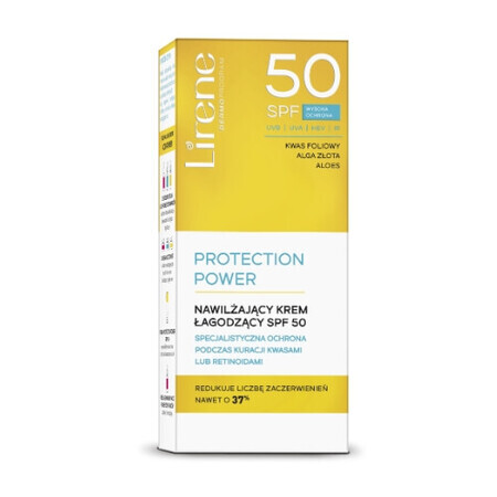 Lirene, Power Protection cremă hidratantă răcoritoare SPF 50, 50 ml