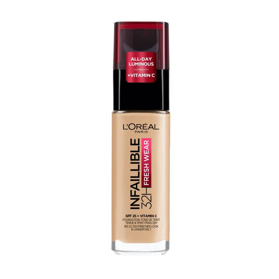 L'Oreal Paris Infaillible 32H Long Lasting Foundation 100 Linen, 30ml