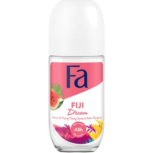 Fa Fiji Dream Roll-on antiperspirant parfumat cu pepene roșu și ylang-ylang, 50ml