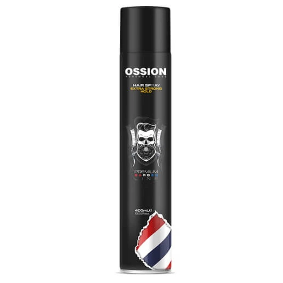 Spray de ceară pentru frizerie Morfose Ossion Premium Extra Strong, 400ml