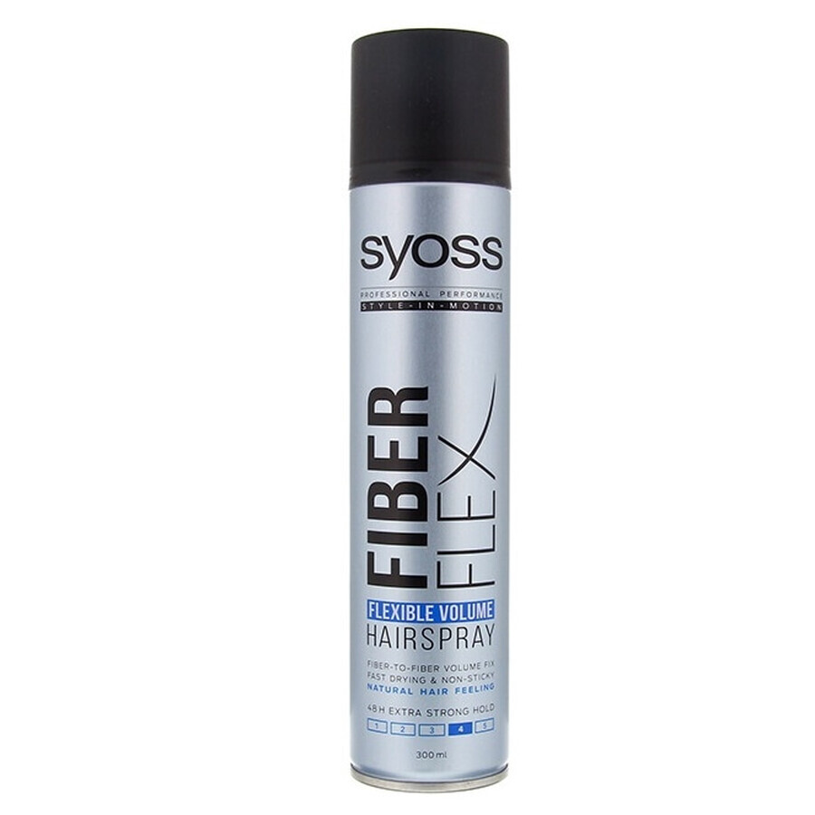 Syoss, Fiberflex volumen flexible, fijador, 300 ml