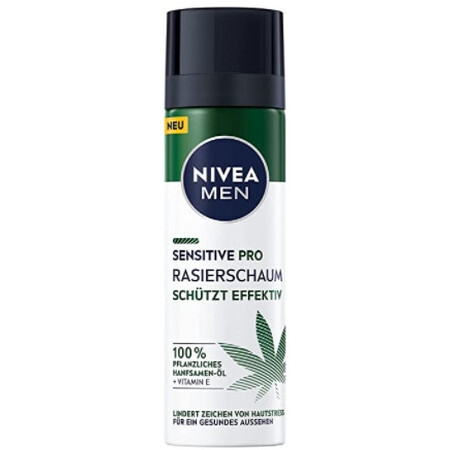 Nivea Men, Sensitiv, Rasierschaum, 200ml