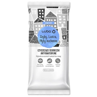Luba Comfort Glass Cleaner pentru oglinzi și întrebări de bucătărie, 32 bucăți