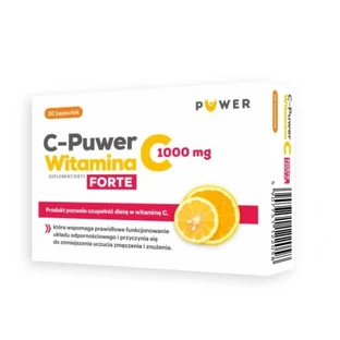 C-Puwer Vitamina C Forte 1000mg, 30 capsule