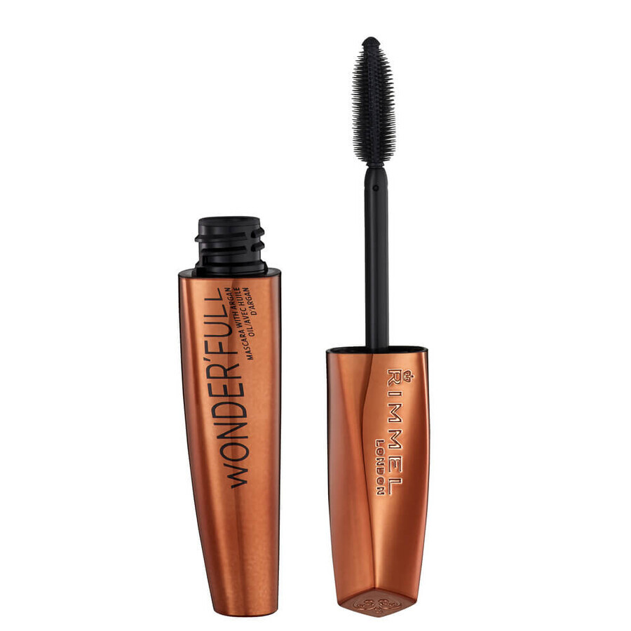 Rimmel Wonder Full Mascara cu ulei de argan 001 negru, 11ml