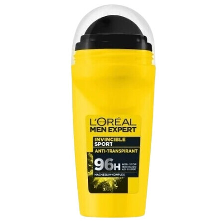 Loreal, Invincible Sport, Roll-on Antitranspirant, 50ml