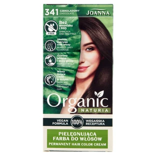 Joanna Naturia Organic Pielęgnująca farba do włosów 341 Czekoladowy