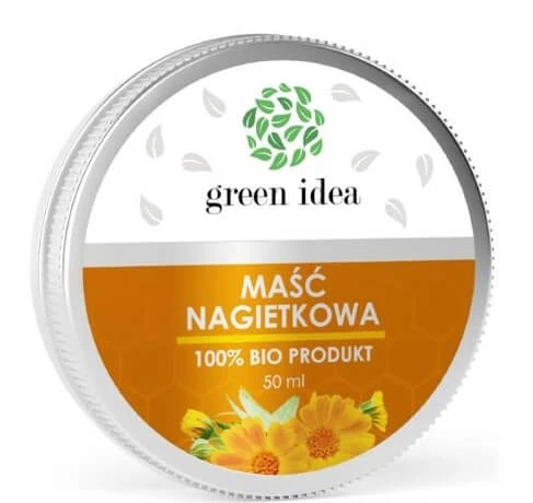 Ringelblumensalbe 100% biologisches Produkt von Green Idea, 50 ml