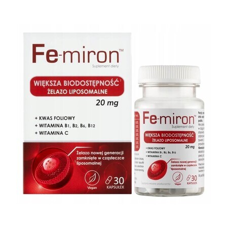 Fe-miron, 30 capsule