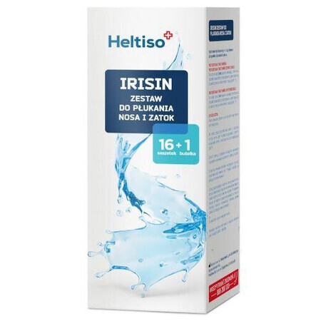 Heltiso Irisin Nasal and Sinus Kit, 1 bottle + 16 sachets - Long-term!