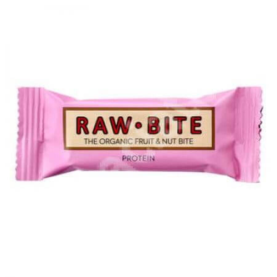 Organic fruit and nut protein bar, 50 g, Raw Bite