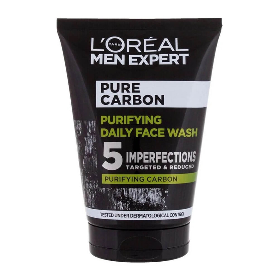 L'Oreal Paris Men Expert Pure Carbon face wash tegen oneffenheden, 100ml