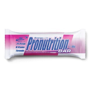 Energizing protein bar with strawberry flavour, 55 g, Pro Nutrition