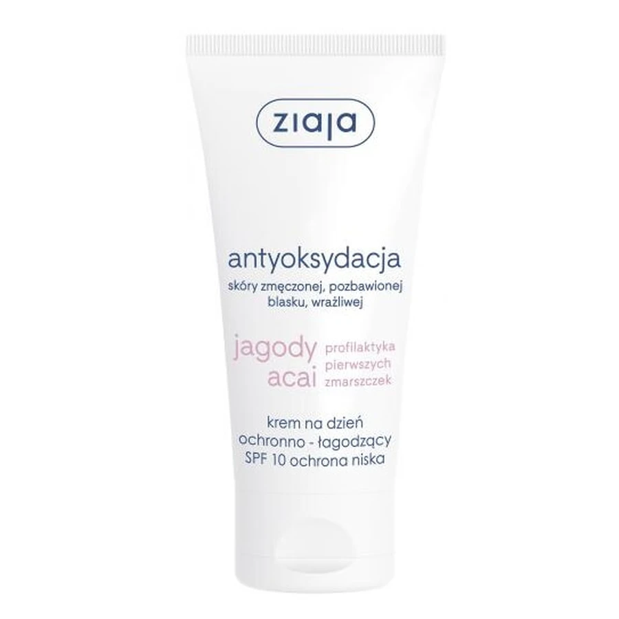 Ziaja, Jagody Acai, Krem na dzień SPF10, ochronno-łagodzący, 50ml: ceny i cechy