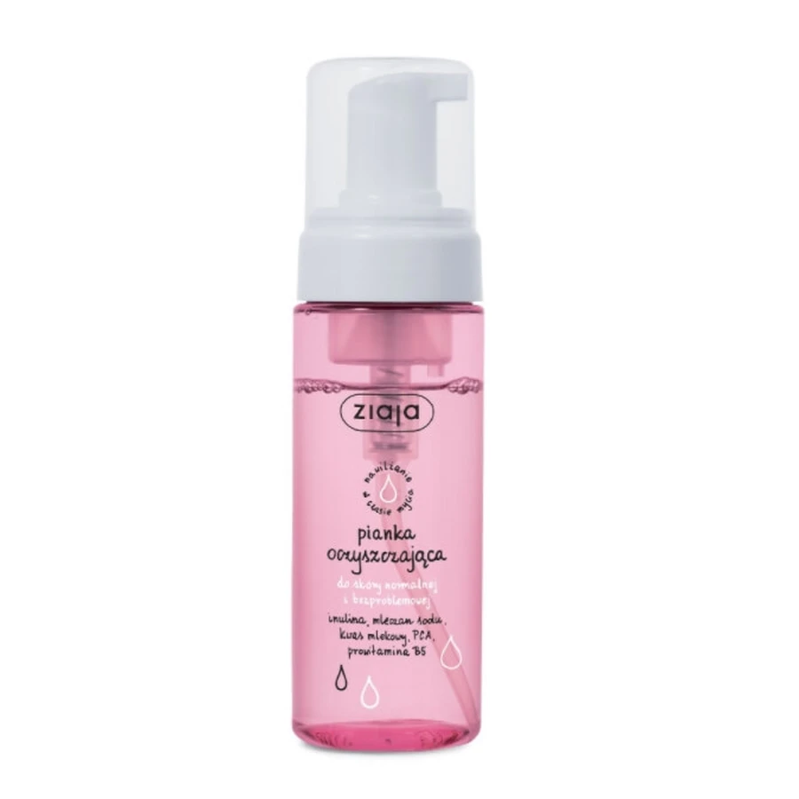 Ziaja Cleansing Foaming Cleanser for Normal and Problem-Free Skin, 150ml - Lange Haltbarkeit!