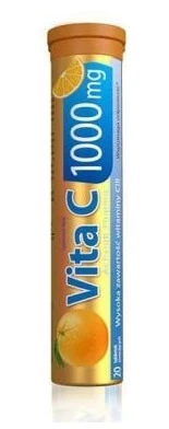Activlab Pharma, Vita C 1000 mg, Orangengeschmack, 20 Brausetabletten