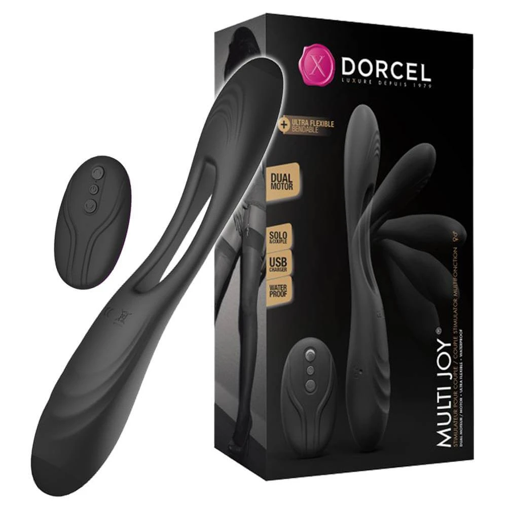 Marc Dorcel Mutli Joy Multifunktionale Paare Vibrator Schwarz