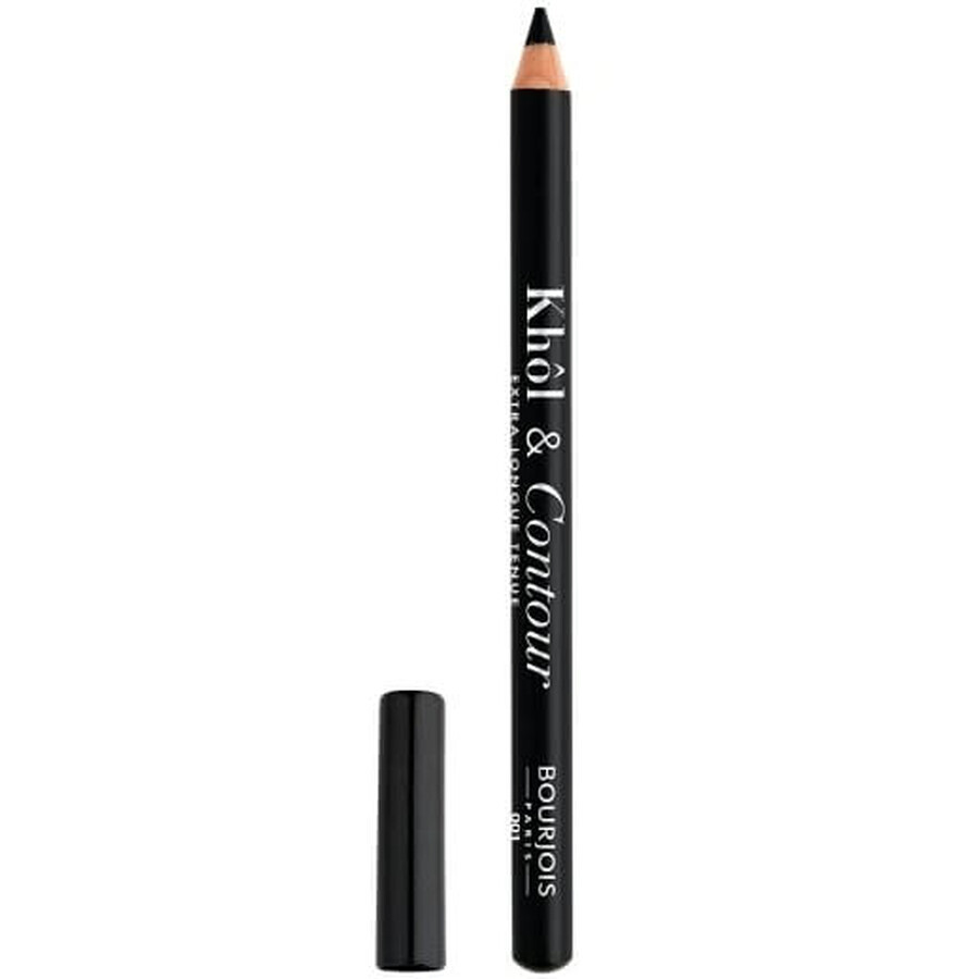 Bourjois Khol amp ; Contour Eyeliner Crayon 001 Black-Issime, 1.2g