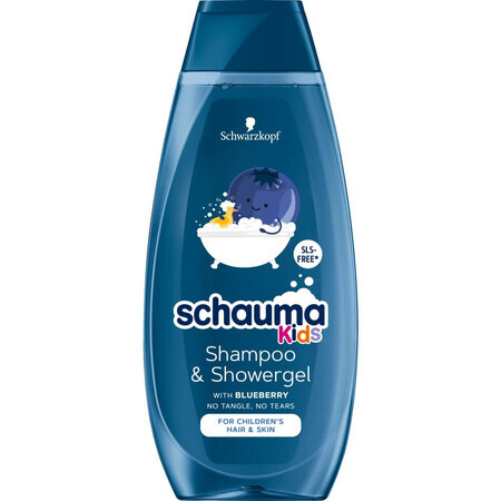 Schauma Kids Shampoo and shower gel with cranberry extract, 400ml