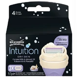Wilkinson Sword Intuition Dry Skin, Replacement razor blades for women, 3 pieces
